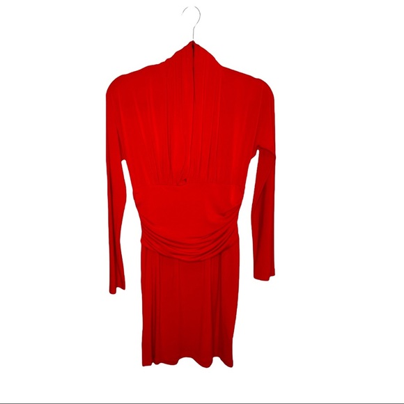 Boston Proper Red Dress Super Flattering - Picture 6 of 7